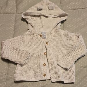 Carter's Cream Chunky Knit Sweater